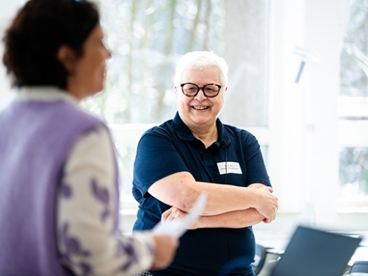 Miche De Meyer met patiënt